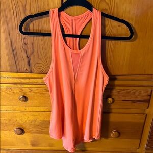 Orange Efortless Tank Top - Long